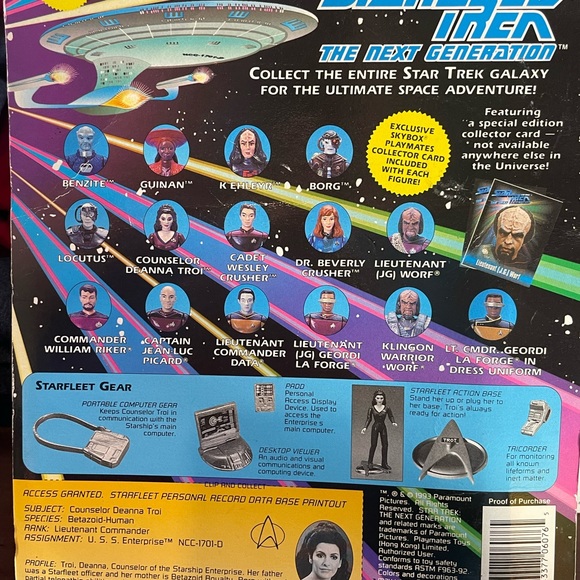 NIB Deanna of Troi Star Trek Figure - Picture 2 of 2